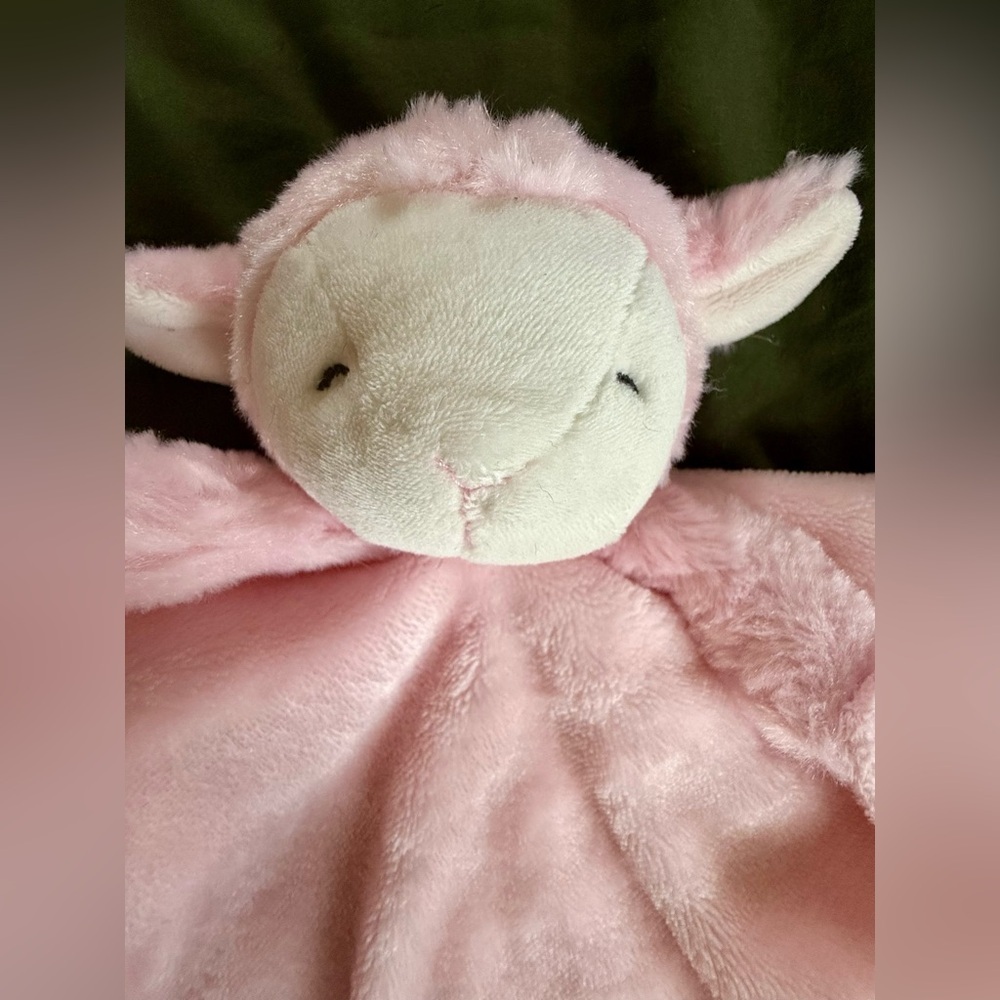 🐑 Carter’s Pink Lamb Security Blanket Lovey - Picture 6 of 6